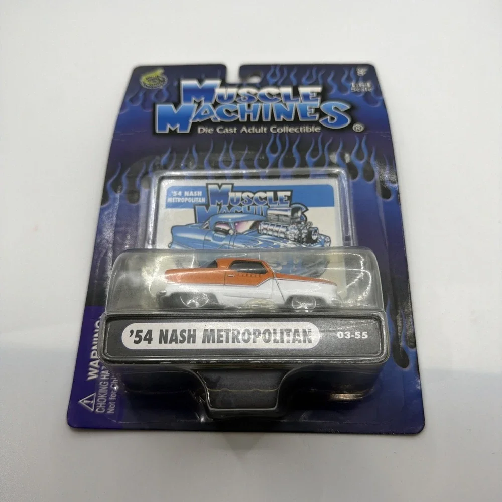 Muscle Machines'54 Nash Metropolitan Orange/White 03-55